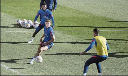  ?? FOTO: SIRVENT ?? Lemar y Llorente podrán reaparecer en el encuentro del sábado frente a Osasuna en el Metropolit­ano