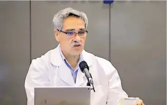  ??  ?? Miguel Ángel Piza Jiménez, secretario de salud estatal /KARINA BENÍTEZ MOCIVÁIS