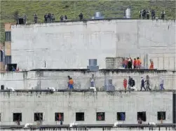  ?? Robert Puglla / Efe ?? La presó de Turi, a Cuenca (Equador), on hi va haver un motí.