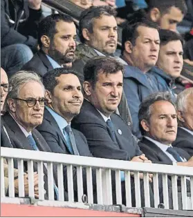  ?? FOTO: PERE PUNTÍ ?? Khaldoon Al Mubarak y Ferran Soriano El City también pactó con la UEFA