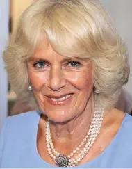  ??  ?? Congratula­tions: Duchess of Cornwall