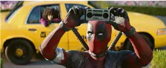  ?? Divulgação ?? Personagem Deadpool, conhecido pelo humor cáustico e escatológi­co