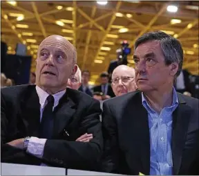  ??  ?? Selon les sondages, Alain Juppé serait en tête et François Fillon, quatrième.