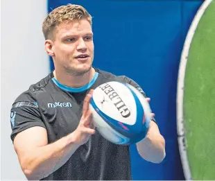  ?? SNS Group. ?? Hooker George Turner : In confident mood ahead of Lyon’s visit.