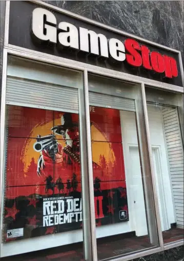  ?? ?? Kursen på GameStop-aktier blev banket i vejret – drevet af private investorer. Foto AP/Ritzau Scanpix