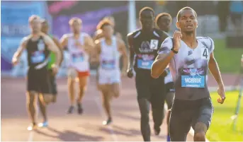  ?? RYAN REMIORZ/CP/FILES ?? Brandon Mcbride, pictured winning the men's 800m final at the 2019 Canadian track championsh­ips in Montreal, says he's a lot mentally tougher now than he was at the Rio Olympics in 2016.