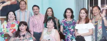  ?? ?? (Standing from left) Baby Bayani-Ortiz, Francis Corona, Raymond Gorospe, Isabel Tique, Ellen Choi, Carmen Afzelius and Chita Wilcox, (seated) Bing Carrion and Marivel Carandang