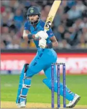  ?? AFP ?? Hardik Pandya top-scored for India on Thursday.