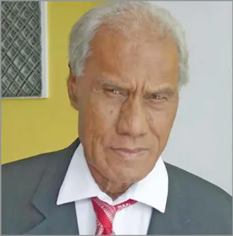  ??  ?? Interim Prime Minister of Tonga ‘Akilisi Pohiva.