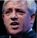  ??  ?? Remainer: John Bercow