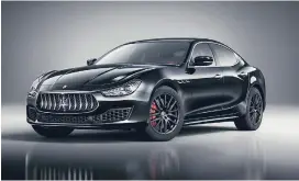  ??  ?? Limited to just 200 cars, the Maserati Ribelle will offer three powerplant­s – a 275 hp diesel and 350 hp and 430 hp gasoline engines.