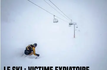  ?? Maël Ollivier lors d’une session blanche à Tignes.
© Hugo Cléchet ??