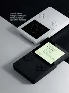  ??  ?? » As with previous Analogue consoles, you can expect plenty of options from the Pocket.