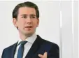  ?? Foto: dpa ?? Kanzler Sebastian Kurz will das Land wieder hochfahren