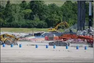  ??  ?? The Palace of Auburn Hills demolition site is pictured on Friday.