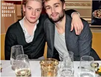  ??  ?? FREDDIE FOX AND DOUGLAS BOOTH