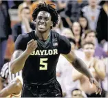  ?? GETTY IMAGES ?? Johnathan Motley and No. 3 seed Baylor were lumped into the same four-team first-round pod in Tulsa, Okla., as sixth-seeded SMU.