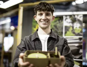  ?? PHOTOS: SUPPLIED ?? Otago Polytechni­c bachelor of design (product) graduate Angus Lewry has reached the finals in the productstu­dent category of the 2022 Designers Institute of New Zealand Best Design Awards.