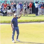  ?? SETH WENIG/ASSOCIATED PRESS ?? Brooks Koepka reacts after finishing the final round of the U.S. Open championsh­ip at Shinnecock Hills Golf Club in Southampto­n, N.Y.