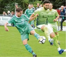  ?? Foto: Reinhold Rummel ?? Die Sport Freunde aus Bachern (rechts) kamen im Heimspiel gegen den TSV Weilach zu einem 2:2.