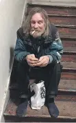  ?? DENISE RYAN ?? Terry lives at the Regent Hotel and eats from Dumpsters because his rent takes up most of his welfare cheque, but says it’s better than living on the streets.