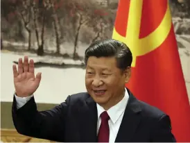  ?? Bild: NG HAN GUAN/TT ?? STÄRKER SIN STÄLLNING. Kinas president Xi Jinping behåller makten.