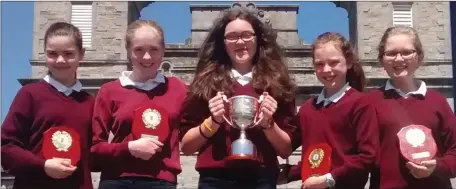  ??  ?? Sooey N. S. won this year’s Primary Debating competitio­n organised by Sligo Education Centre. They defeated Ransboro N. S. in the final held at the Clayton Hotel on Thursday last, 25th May. The motion was ‘ We can’t afford to send money to poor...