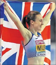  ??  ?? Laura Muir will hope to be flying the flag in Doha