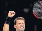  ?? AP PHOTO ?? Grigor Dimitrov is playing the ATP Finals for the first time.