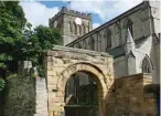  ??  ?? ABOVE The splendid medieval abbey at Hexham