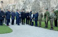  ??  ?? Castello La commemoraz­ione al Buonconsig­lio