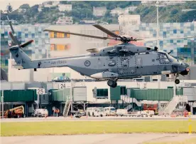  ?? AFP ?? VelivoloUn esemplare di elicottero Nh90 in dotazione alle forze armate della Nuova Zelanda