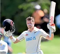  ?? GETTY IMAGES ?? A right calf injury has put Henry Nicholls in doubt for the Black Caps’ three-test series against England.