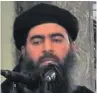  ??  ?? STASH Abu Bakr al-Baghdadi