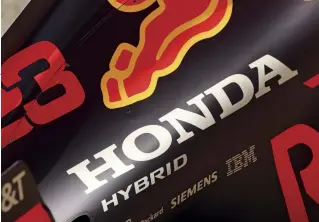  ??  ?? Red Bull will now take on Honda’s hybrid engine programme after the engine freeze was brought forward