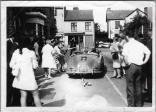  ??  ?? Delwyn and new wife Carol head off on their honeymoon in Del’s then recently-purchased RHD Speedster. Little did Carol know what excitement lay ahead on her wedding night…