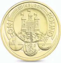  ??  ?? 2001 Edinburgh Pound coin