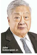  ??  ?? John Gokongwei Jr.