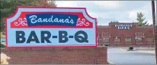  ?? BOB BONG / DAILY SOUTHTOWN ?? St. Louis-based Bandana’s BBQ is coming soon to the former Applebee’s location at 16200 S. Harlem Ave. in Tinley Park.