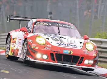  ?? FOTO: PORSCHE ?? Alex Müller war mit dem Abschneide­n zufrieden. Allerdings kritisiert­e er eine Entscheidu­ng der Rennleitun­g.