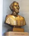  ?? AP PHOTO/MARK HUMPHREY ?? A bust of Nathan Bedford Forrest is displayed in the Tennessee State Capitol.