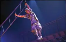  ?? PHOTO COURTESY CIRQUE DU SOLEIL ?? Montgomery County will host performanc­es by the famed Cirque du Soleil next summer. Shown here is a scene from the show that will appear in the county — “VOLTA.” The announceme­nt was made Friday during the Valley Forge Tourism and Convention Board’s...