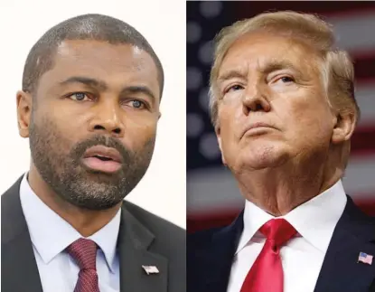  ?? SUN-TIMES, AP FILE PHOTOS ?? State Rep. La Shawn Ford, D-Chicago, is calling on Mayor Rahm Emanuel to work with President Donald Trump to help solve Chicago’s gun-violence crisis.