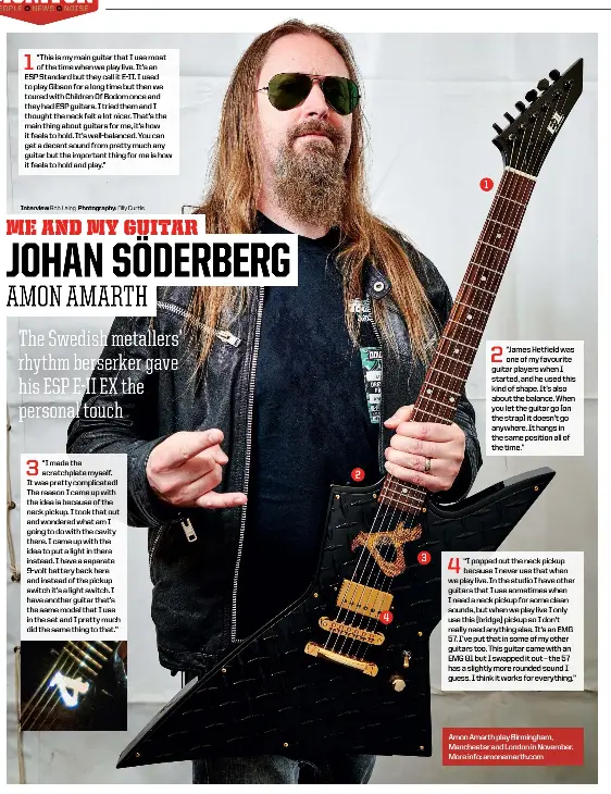 Me My Guitar Johan Soderberg Amon Amarth Pressreader