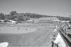  ?? ERIC SUCAR, USA TODAY SPORTS ?? The 18th hole is Baltusrol’s second longest at 554 yards and will play as a par- 5 during the PGA Championsh­ip.