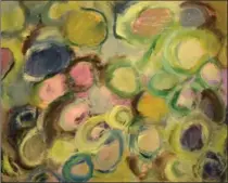  ??  ?? David Dawson, A Confederac­y of Circles, oil on board, 24 by 30 inches, $1,700.