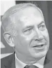  ??  ?? Benjamin Netanyahu