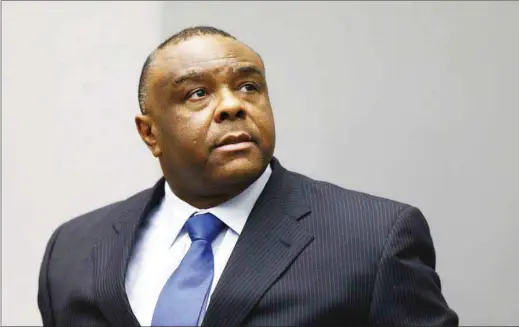  ??  ?? Jean-Pierre Bemba: his acquittal on war crimes charges puts the ICC in deep crisis. Photo credit: EPA/Michael Kooren.