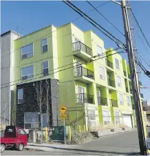  ?? RICHARD WHITE ?? 17th Avenue N. has been booming with residentia­l developmen­ts such as Attainable Homes’ new 31-unit Mount Pleasant 1740.