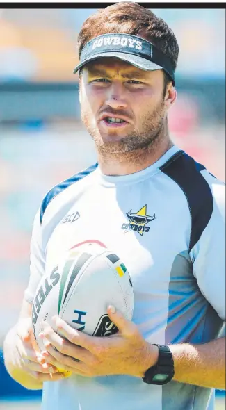  ?? RELAXED: Gavin Cooper at the Cowboys public training session ahead of the grand final. ??